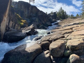 river in the mountains
