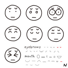 hand-drawn facial expression icon_03_n