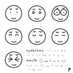 hand-drawn facial expression icon_03_p