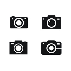 Photography camera icon vector pack