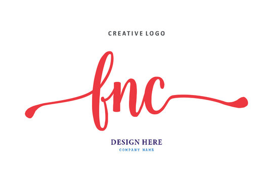 FNC lettering logo is simple, easy to understand and authoritative