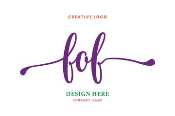 FOF lettering logo is simple, easy to understand and authoritative