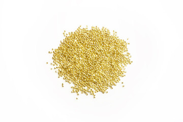 金色のキラキラの粒が集まってできた丸