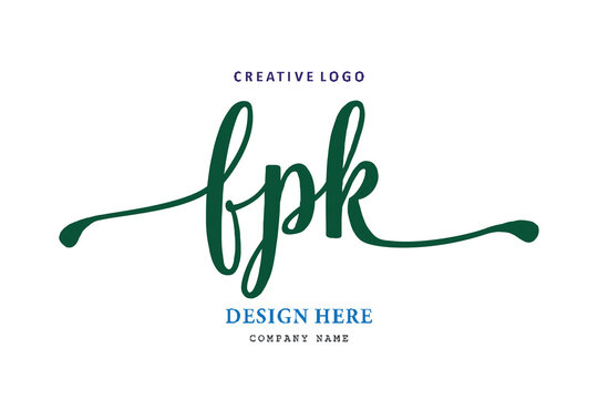 FPK lettering logo is simple, easy to understand and authoritative