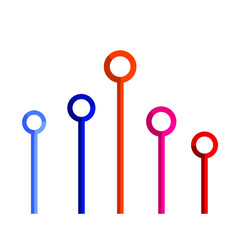 colorful diagram circle, round