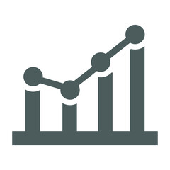 Analysis, report, statistics icon. Vector graphics