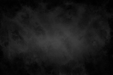 Concrete wall black color for background. Old grunge textures with scratches and cracks. Black painted cement wall texture.