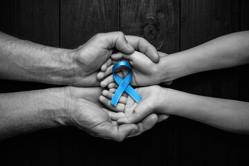 prostate cancer ribbon, colon cancer