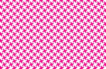 Seamless houndstooth pattern background with pink and white