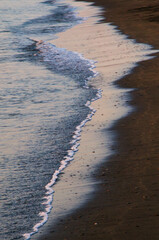 波打ち際の残光