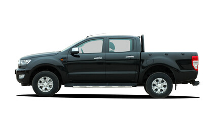 Black pick-up on a white background © algre