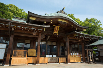 Fototapeta premium 諏方神社の拝殿