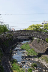 中島川の古町橋