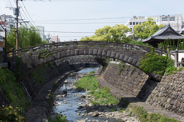 Fototapeta na wymiar 中島川の古町橋