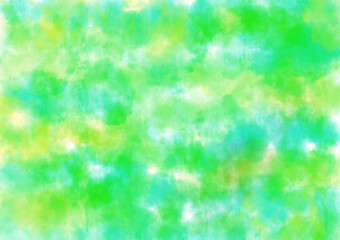 Green watercolor image