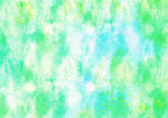 Green watercolor image