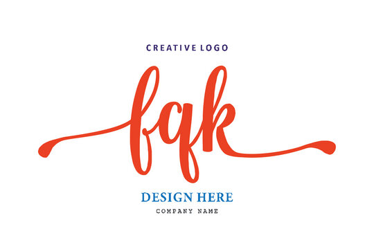 FQK lettering logo is simple, easy to understand and authoritative