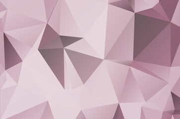 Purple vivid  vector texture with triangular style. Illustration with set of colorful