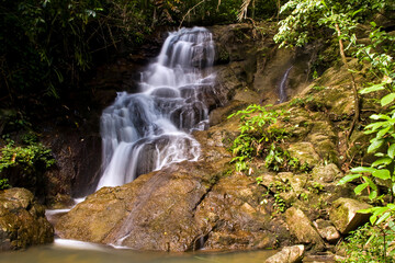 Forest, Waterfall, Than Bok Khorani National Park near Krabi, Thailand, Asia