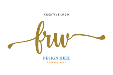 FRW lettering logo is simple, easy to understand and authoritative