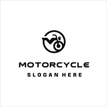 Motorcycle with a simple style has a form of initials M