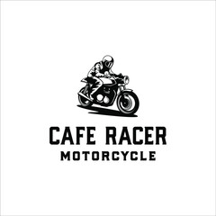 Cafe Racer motorcycle with a retro design