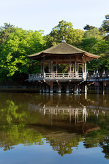 Fototapeta premium 奈良公園の浮見堂