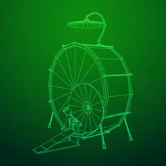 Musical instruments set. Rock band drum kit. Percussion musical instrument