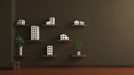 Wall decoration interior