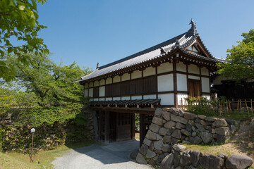 郡山城跡の大手門（梅林門）