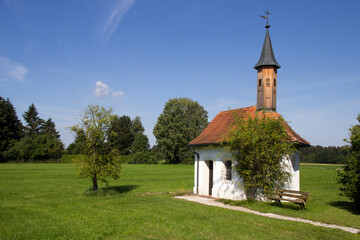 Fototapeta na wymiar Kapelle in Oberbayern