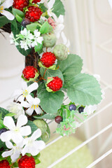 木の実のリース