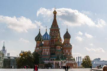 Obraz premium Москва. Красная площадь. Собор Василия Блаженного.
