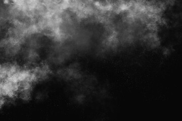 gray dust overlay particle abstract grunge texture and texture effect isolated on black.