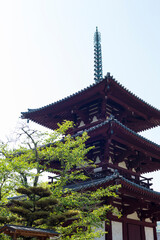 Obraz premium 法輪寺の三重塔