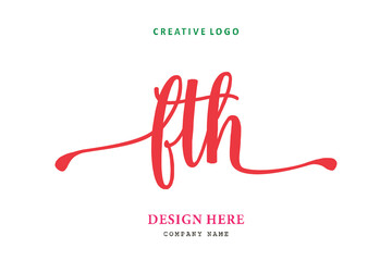 FTH lettering logo is simple, easy to understand and authoritative