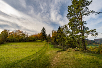 Fantastic autumn hike in the beautiful Danube valley near the Beuron monastery