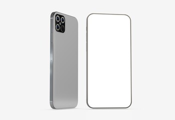 a digital smartphone device mobile phone 3d isolated