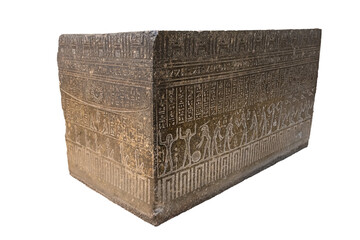 Sarcophagus with Hieroglyphs