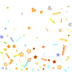 Sprinkles grainy. Cupcake donuts background.