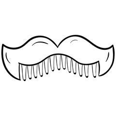 Mustache Comb 