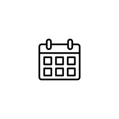 Calendar line icon, Calendar Symbol vector