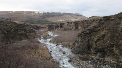 The dramatic Icelandic landscapes with volcanoes, snow, geysers, waterfalls and hot springs