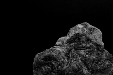 A Natural Rock, Showing a Reptilian Formation to the Shaped Head with Harsh Texture to the Stone. 