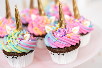 Unicorn cupcakes