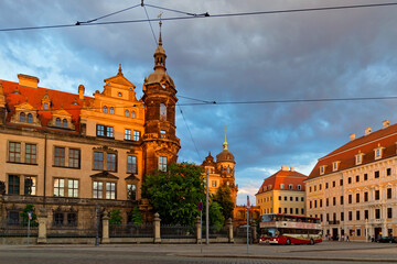 Fototapeta na wymiar Panorama von Dresden, Deutschland