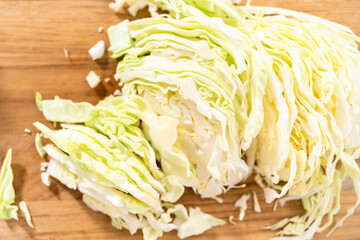 Shredding cabbage