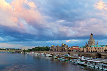 Obraz premium Panorama von Dresden, Deutschland
