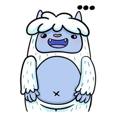 I present you a cute little yeti