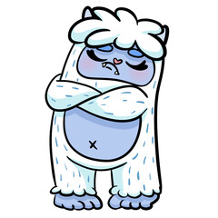 I present you a cute little yeti
